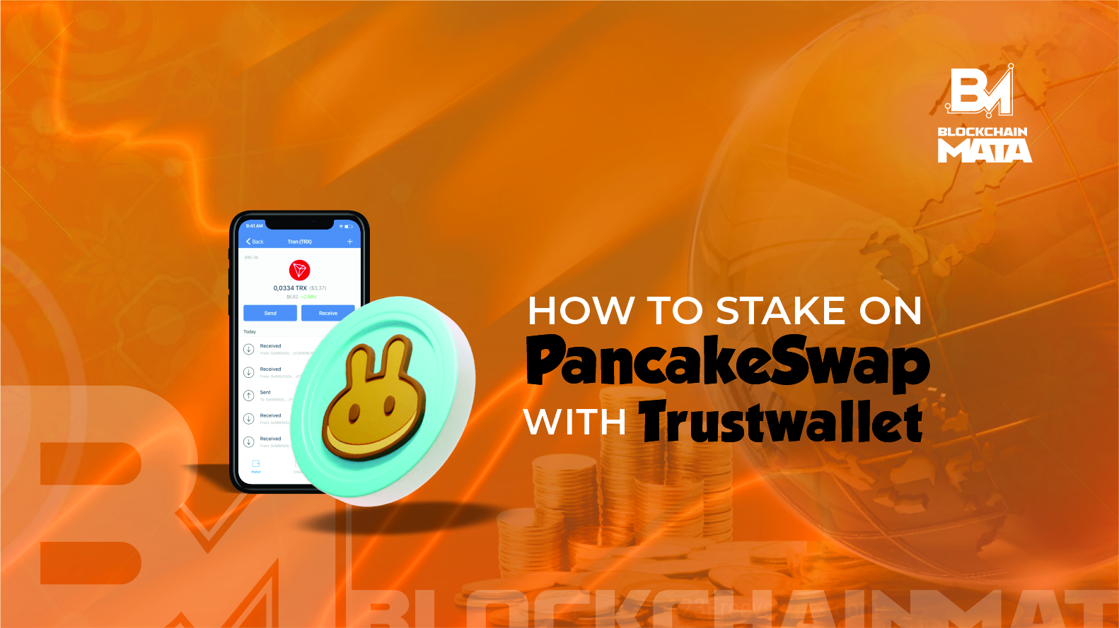 How to stake on PancakeSwap with Trust Wallet