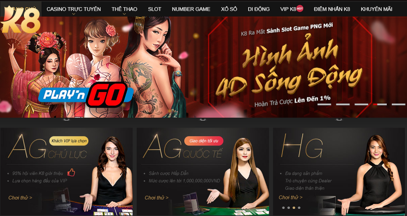 Sảnh wm casino k8 - sảnh cá cược trực tuyến thú vị hàng đầu 6 Trải nghiệm sảnh WM Casino K8 không thể tuyệt vời hơn